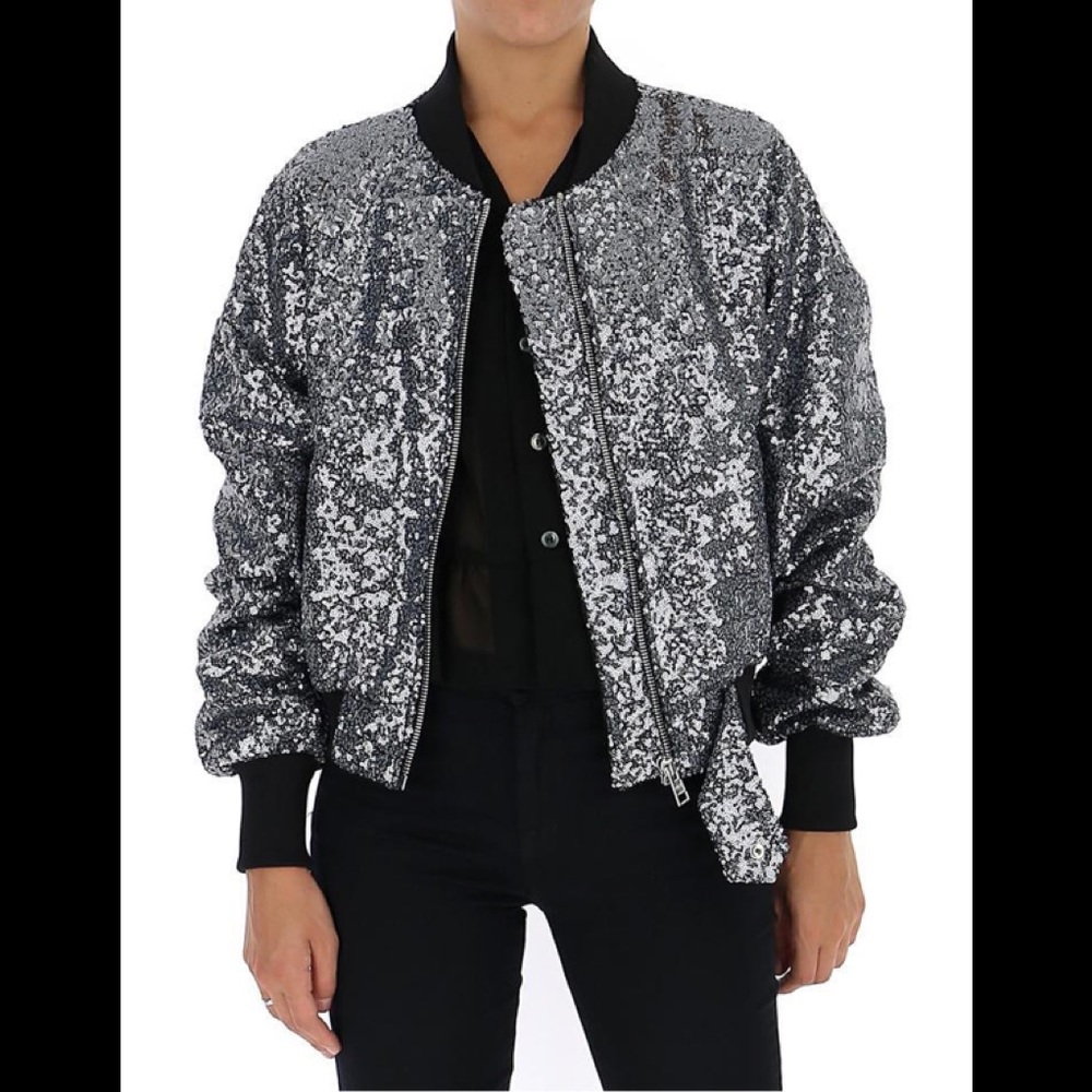 Amen Sequined Bomber Jacket